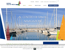 Tablet Screenshot of marinacalademedici.it